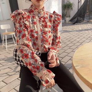 Spring wild flowers shirt